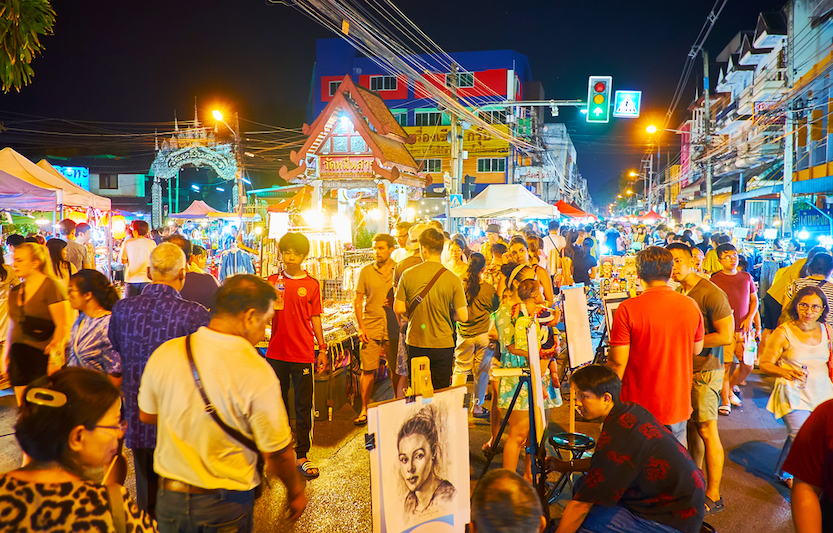 In Saturday Night Market, Chiang Mai, Thailand - Saturday Night Market, Chiang Mai, attractions in chiang mai
