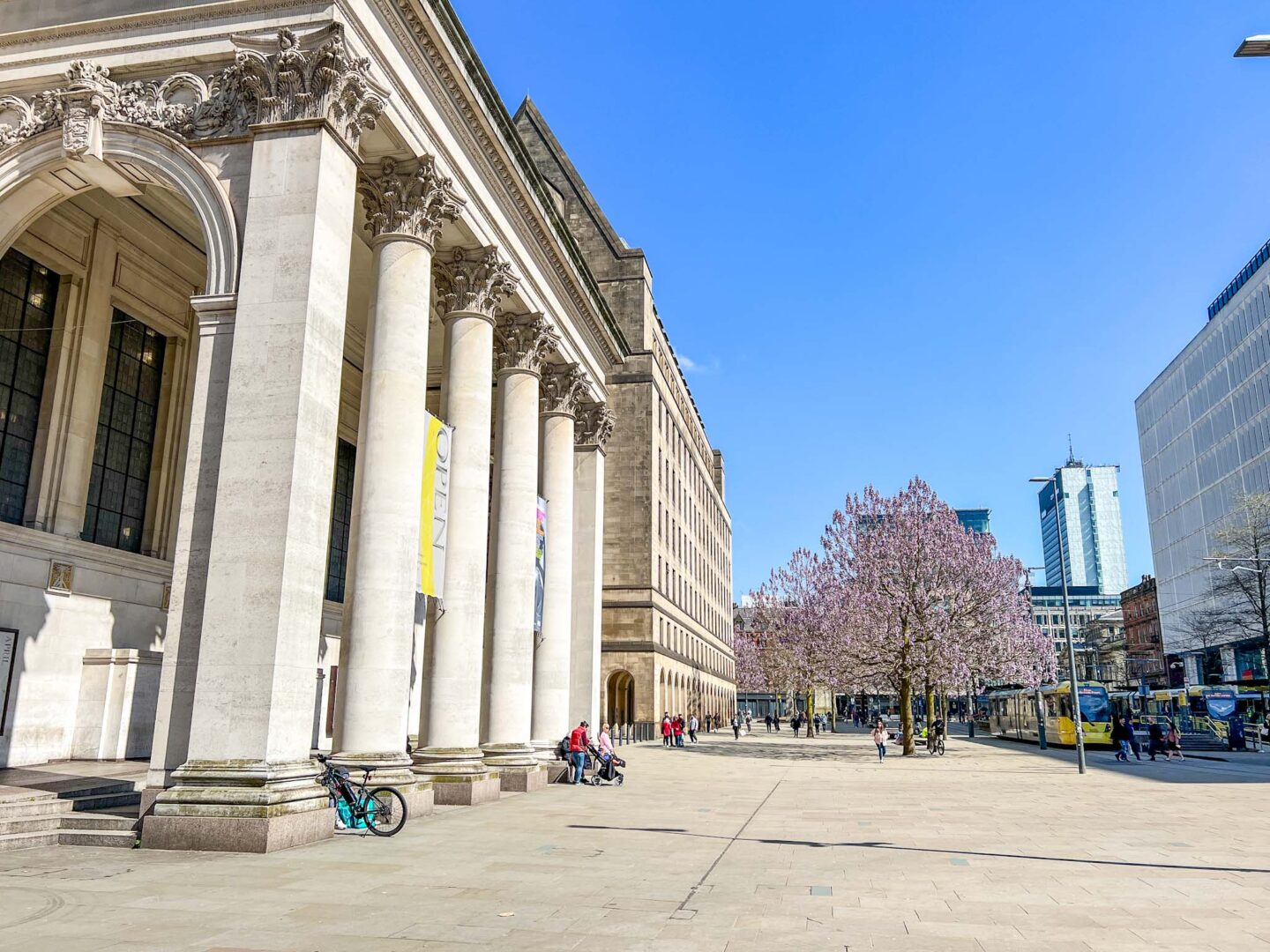 Manchester Library and St Peters Square, one day in Manchester - Manchester Library and St Peters Square, one day in Manchester