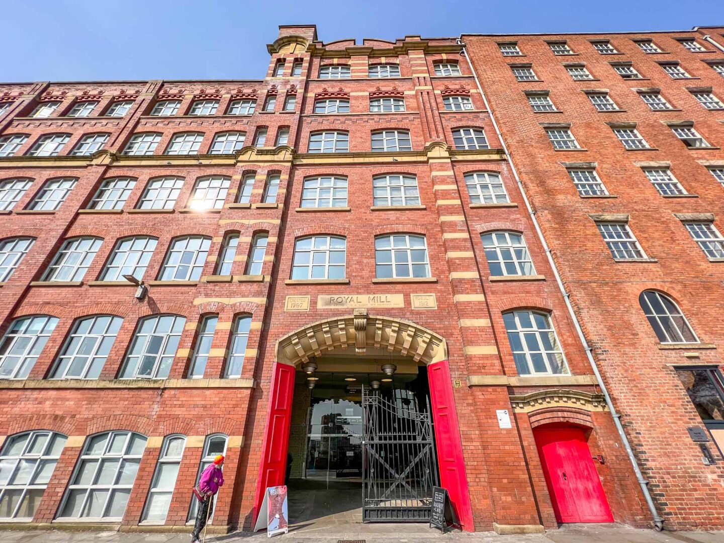 red brick building in Ancoats, one day in Manchester, - red brick building in Ancoats, one day in Manchester,