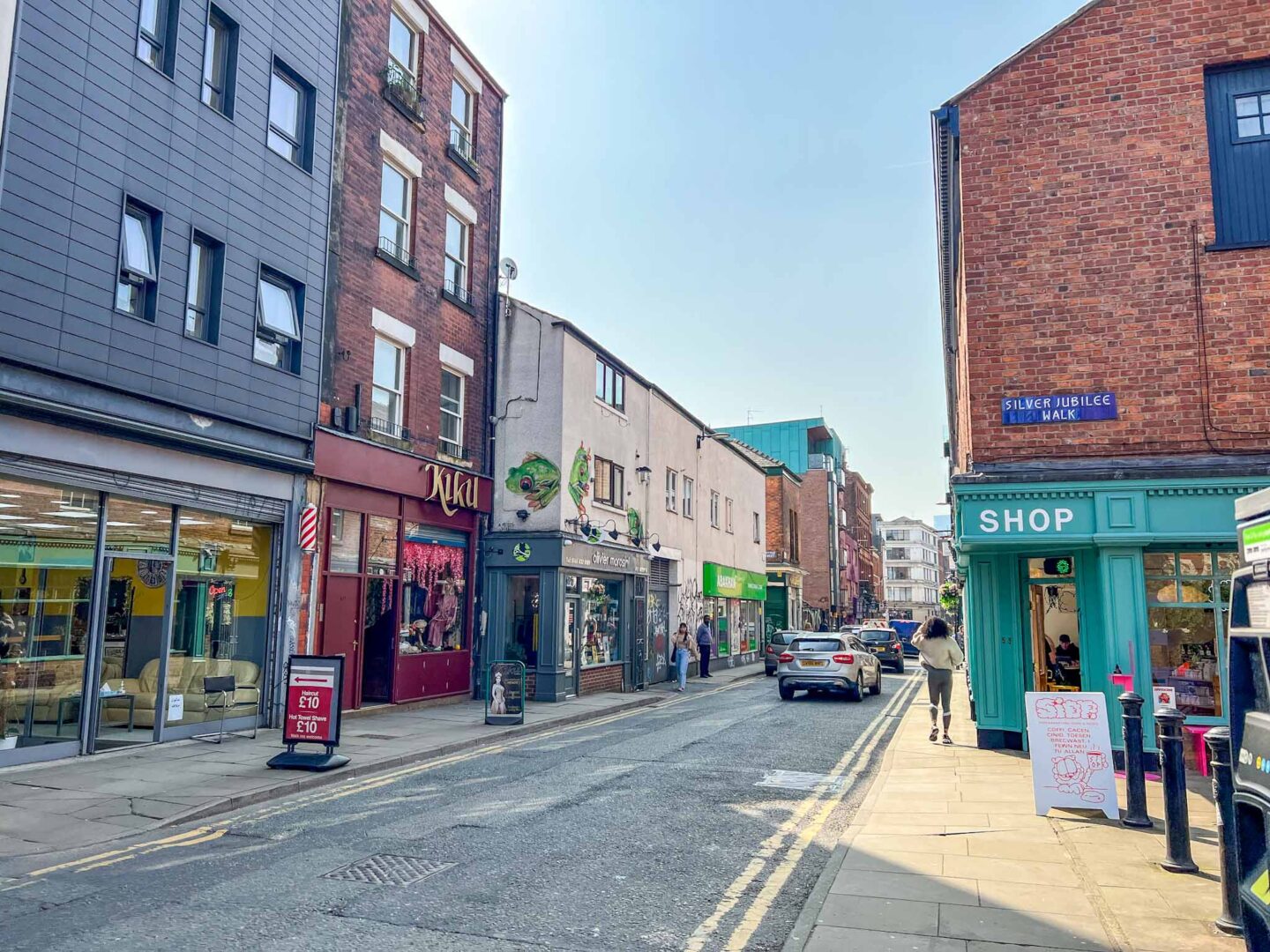 shops and cafes in Northern Quarter, one day in Manchester, - shops and cafes in Northern Quarter, one day in Manchester,