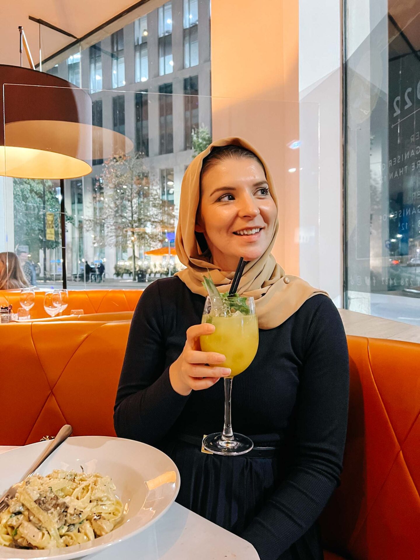 Ellie eating at Don Giovanni, one day in Manchester - Ellie eating at Don Giovanni, one day in Manchester