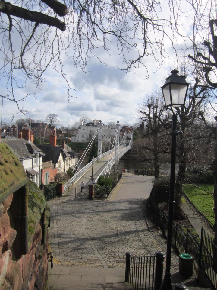 Chester city - Queens park Bridge in Chester, nice places around Manchester, manchester day trips