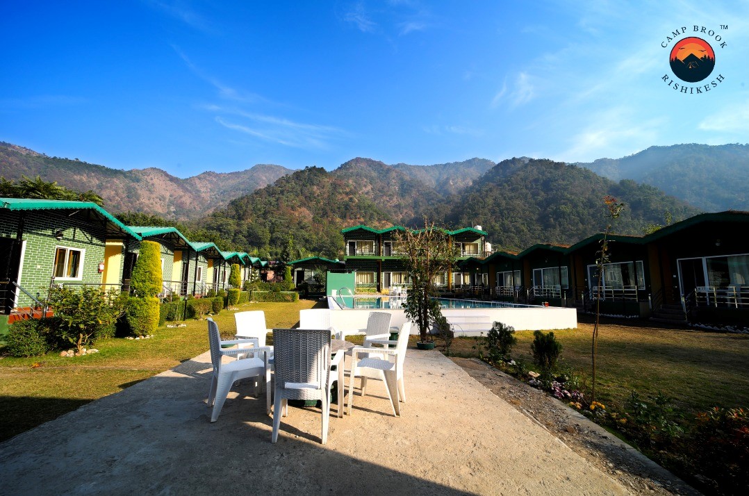 Cottages - The Wandering Quinn Travel Blog Cottages at luxury camping in Rishikesh, tent camping in rishikesh