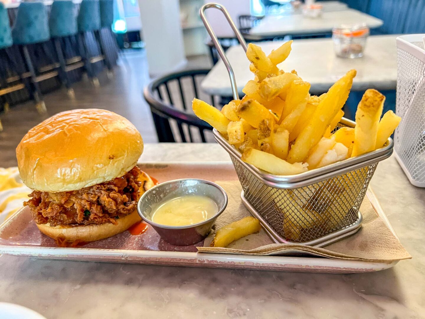 Halal brunch manchester, Halal Chicken Burger at Cocoa Cabana Ancoats Cafe - Halal brunch manchester, Halal Chicken Burger at Cocoa Cabana Ancoats Cafe