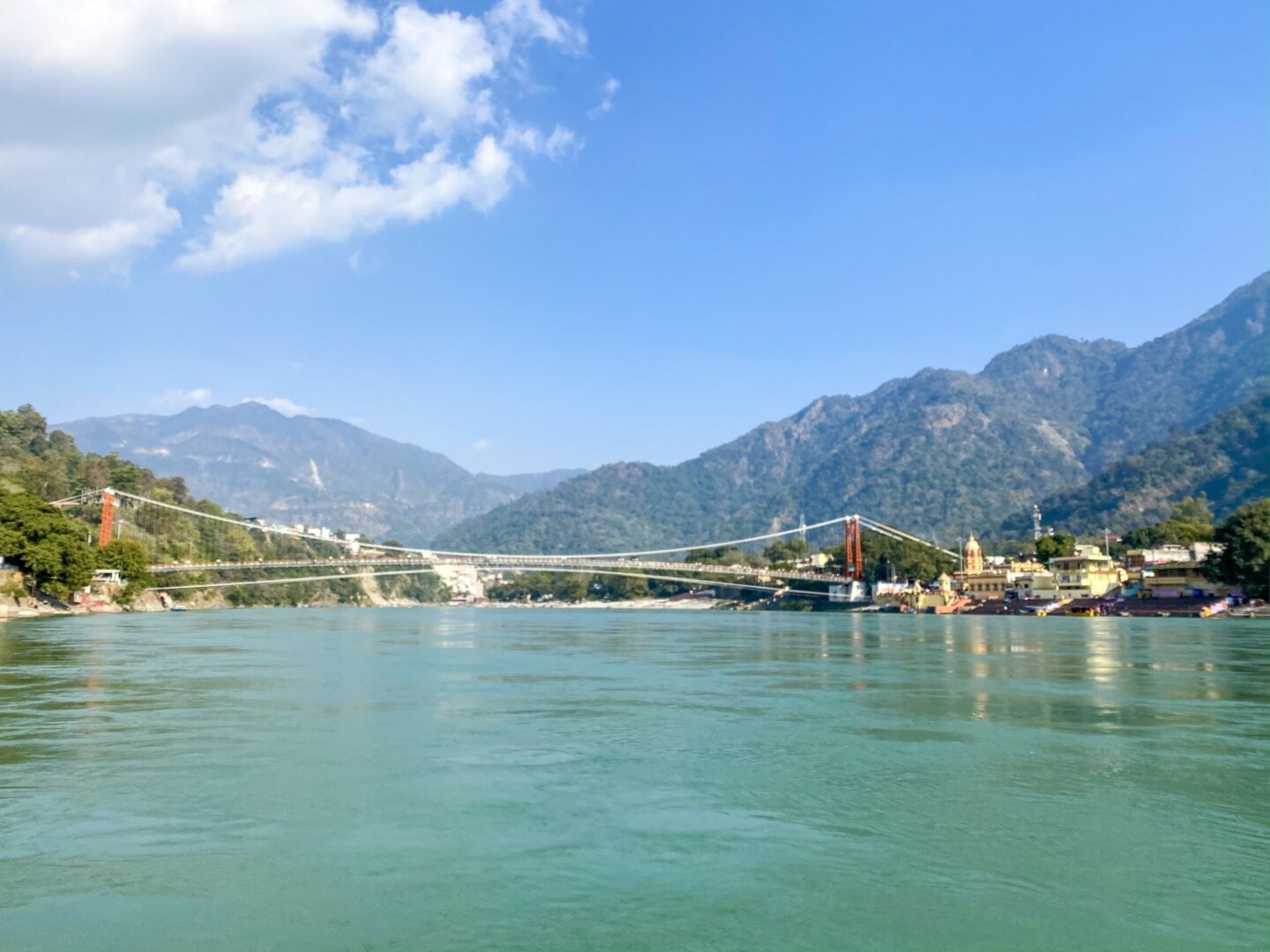 peaceful view - The Wandering Quinn Travel Blog beautiful view at adventure camping in rishikesh, camps at rishikesh