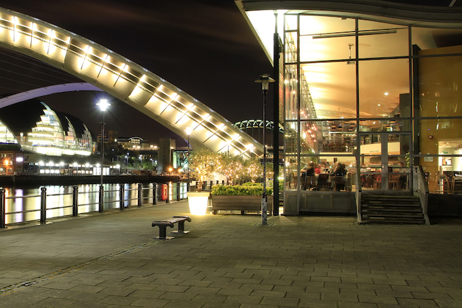 Newcastle Quayside - The Wandering Quinn Travel Blog Newcastle Quayside, how to travel to Europe without flying