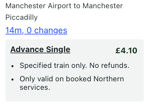 Manchester Airport to Manchester Piccadilly, train ticket price from Manchester Airport to Manchester Piccadilly, - Manchester Airport to Manchester Piccadilly, train ticket price from Manchester Airport to Manchester Piccadilly,