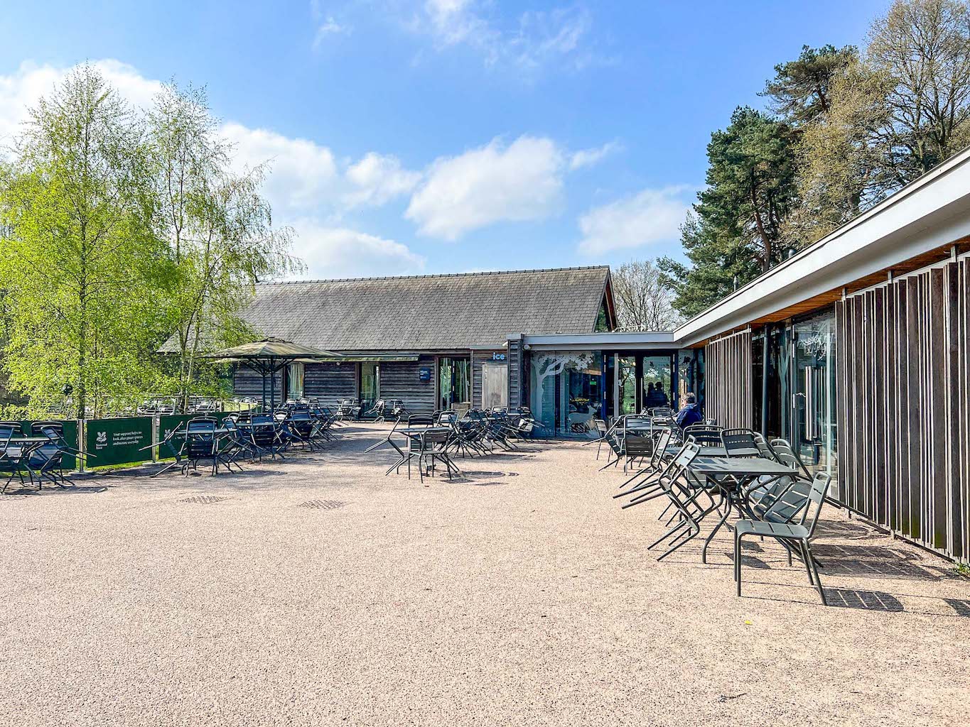 National Trust Manchester, Dunham Massey Cafe and seating - National Trust Manchester, Dunham Massey Cafe and seating