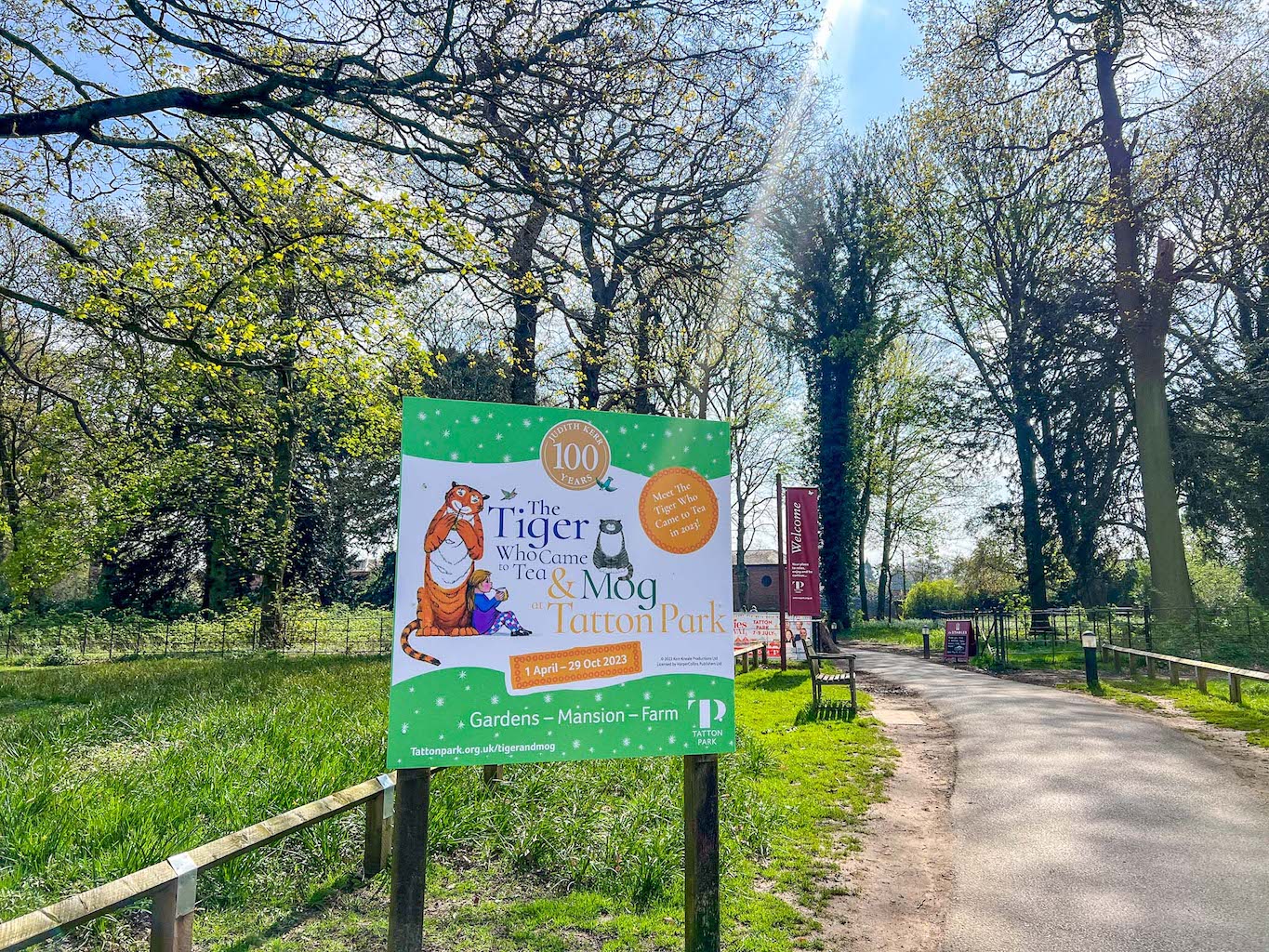 National Trust Manchester, event signs at Tatton Park - National Trust Manchester, event signs at Tatton Park