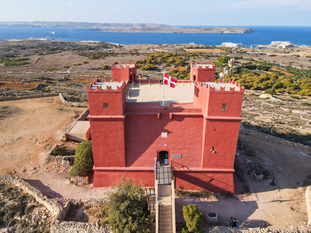 Red tower - top things to do in Mellieha, tour the red tower