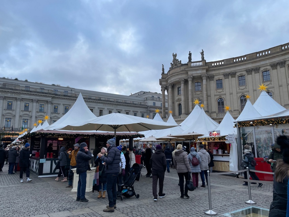 Berlin-Gendarmenmarkt-Christmas-market-at-Bebelplatz - Berlin, visiting Europe in the winter, best places to visit in Europe during Christmas
