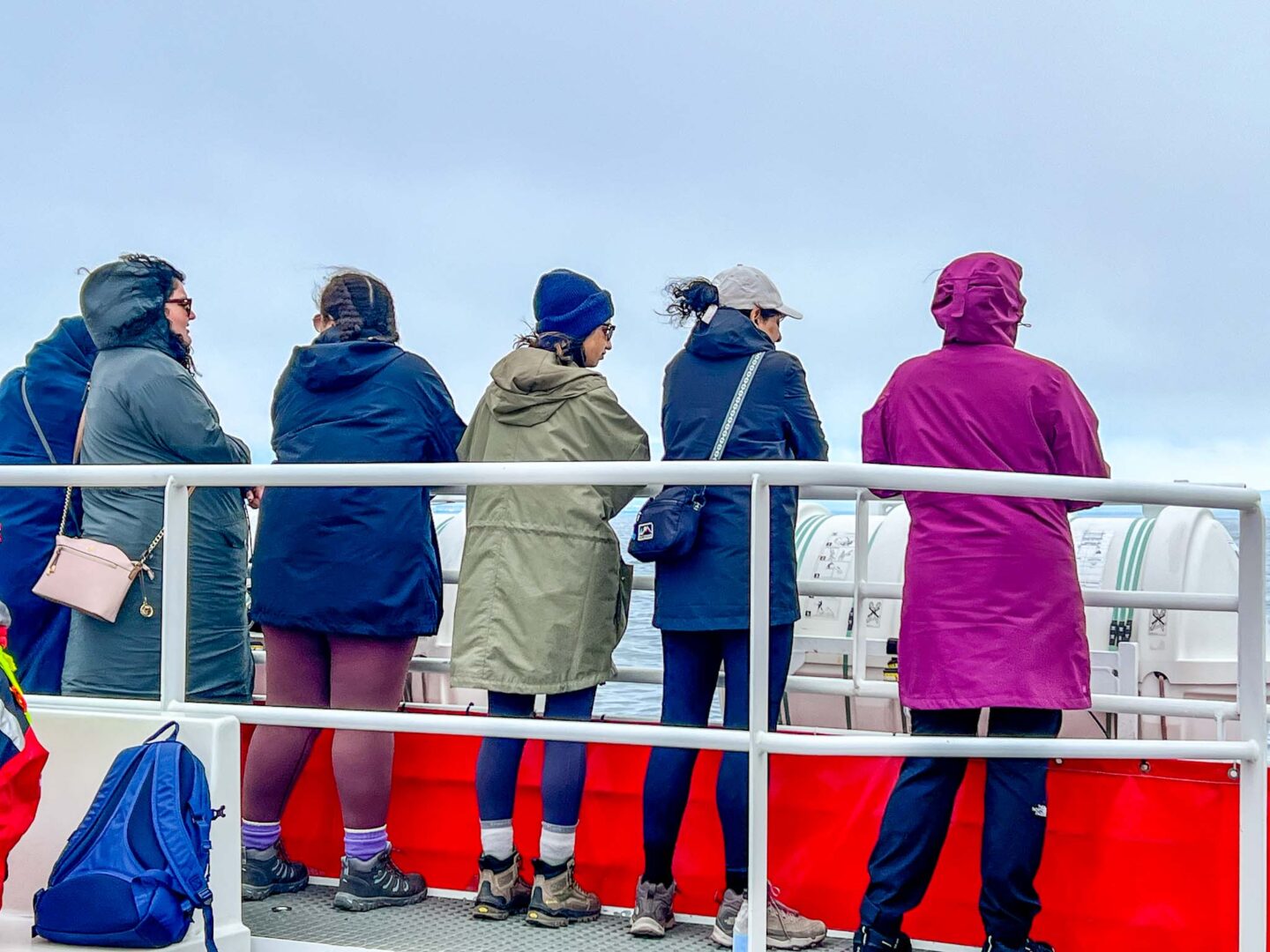 Iceland in May and June, ladies on boat in Iceland in June - Iceland in May and June, ladies on boat in Iceland in June