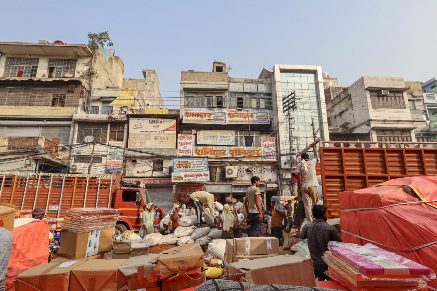 Golden Triangle India Itinerary, Old Delhi Street in the morninhg - Golden Triangle India Itinerary, Old Delhi Street in the morninhg