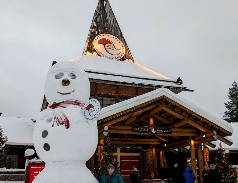 SantasVillageSnowman - Christmas in Finland, Best Places to Visit in Europe in December