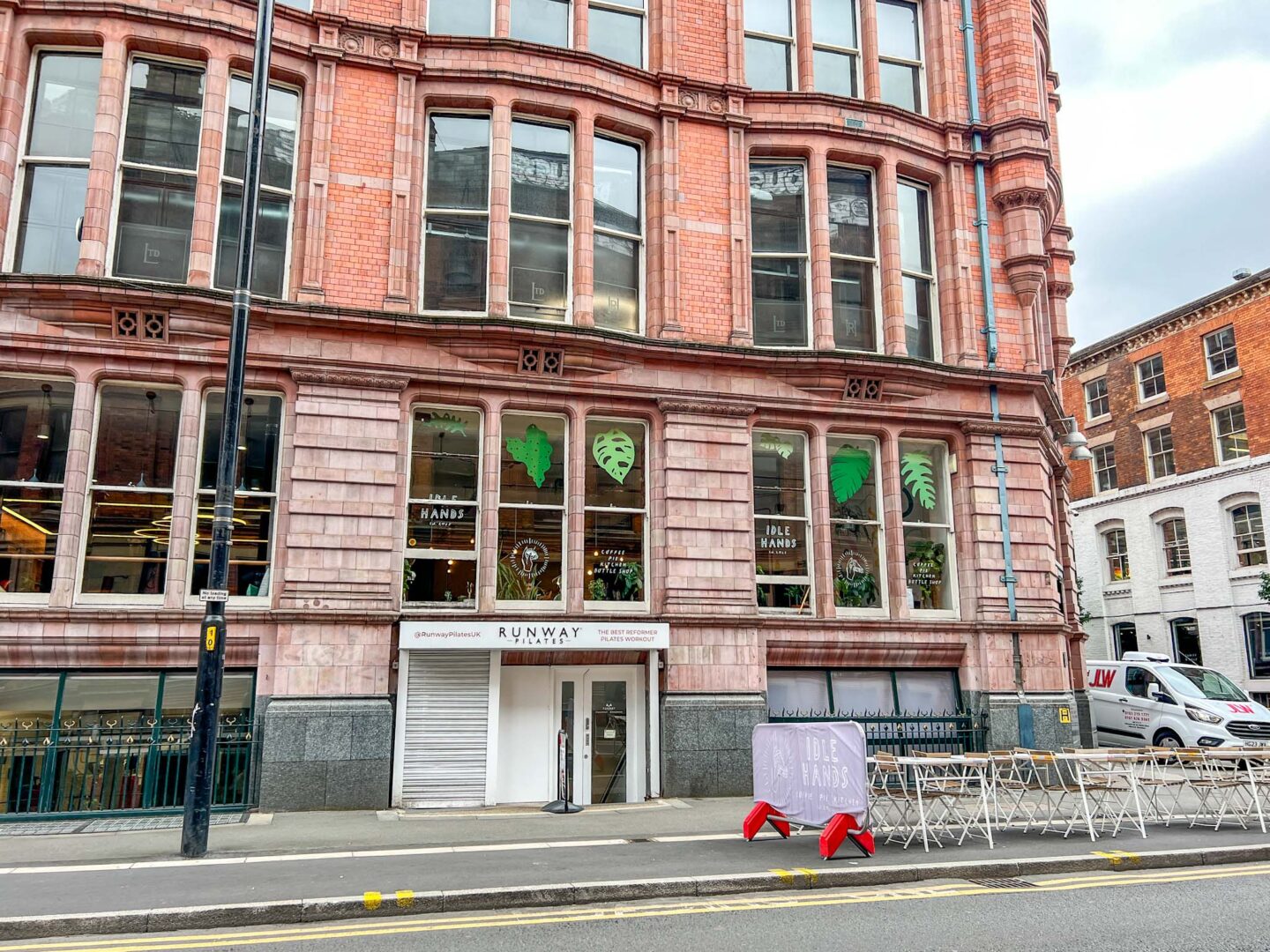 outside Idle hands coffee, Manchester cafes to work from, - outside Idle hands coffee, Manchester cafes to work from,