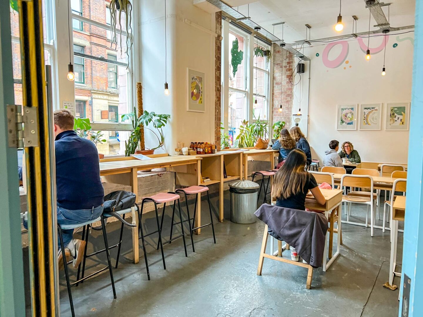 inside Idle hands coffee, Manchester cafes to work from, - inside Idle hands coffee, Manchester cafes to work from,