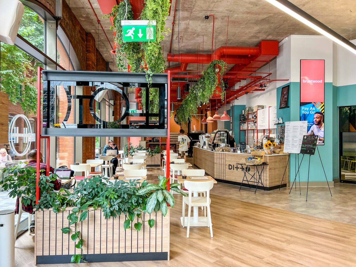 inside Ditto Cafe Manchester, Manchester cafes to work from, - inside Ditto Cafe Manchester, Manchester cafes to work from,