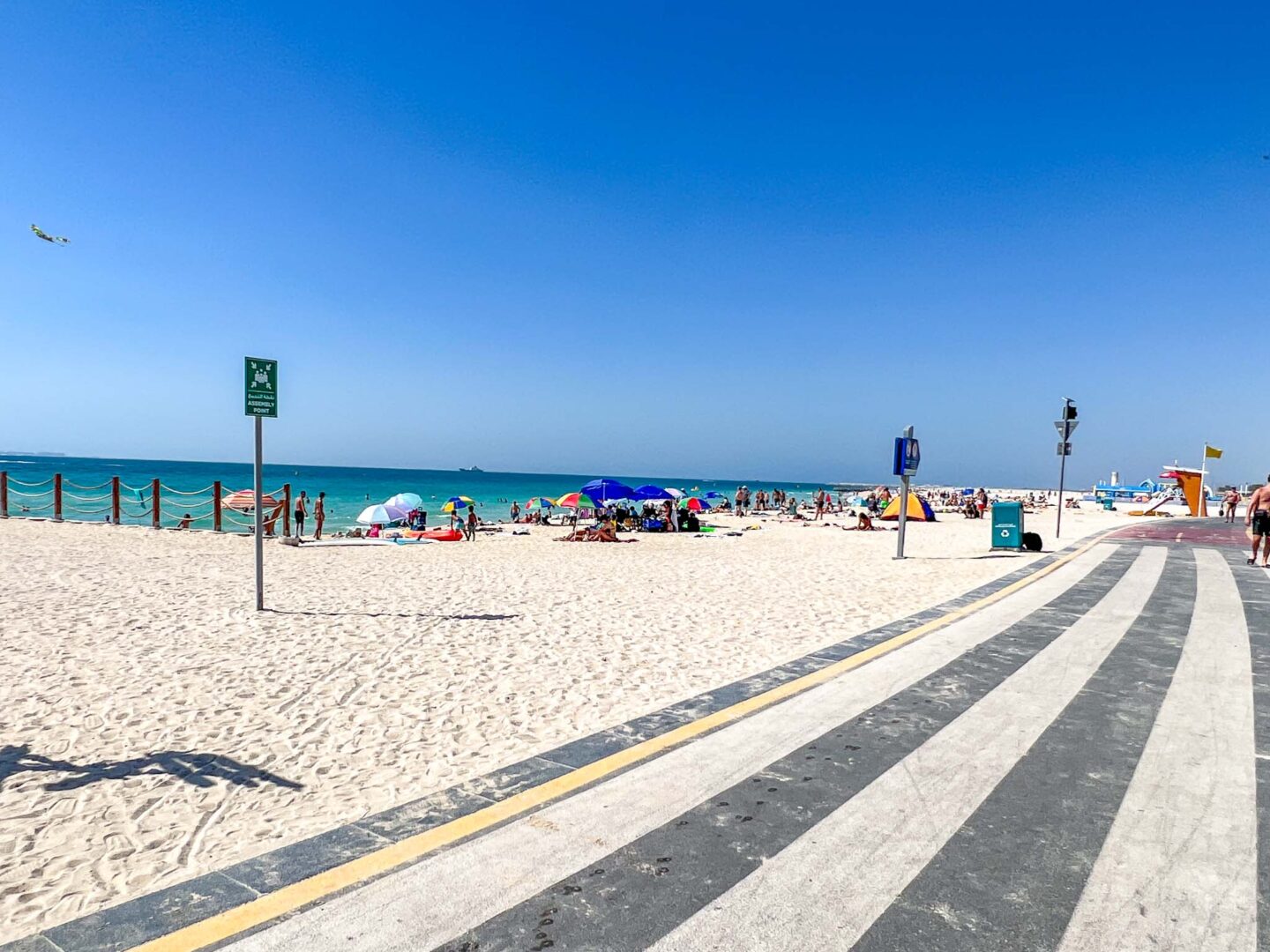 tourists at La Mer beach in Dubai, What to wear in Dubai, - tourists at La Mer beach in Dubai, What to wear in Dubai,