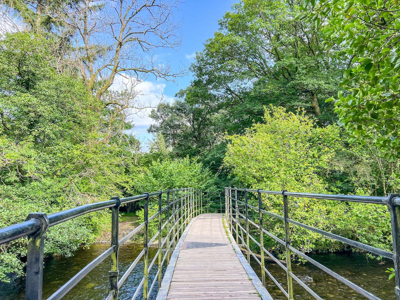 bridge across river Rothay to Rydal Caves, Rydal Caves walk - bridge across river Rothay to Rydal Caves, Rydal Caves walk