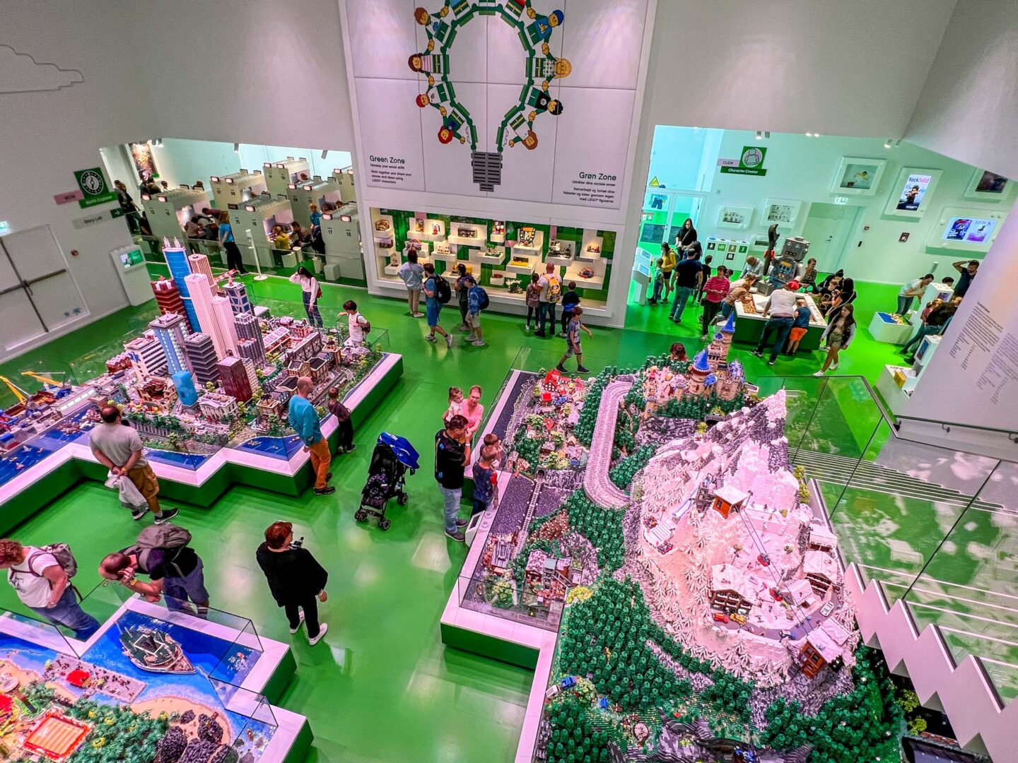 how to visit LEGOLAND Billund, Green Area at LEGO House - how to visit LEGOLAND Billund, Green Area at LEGO House