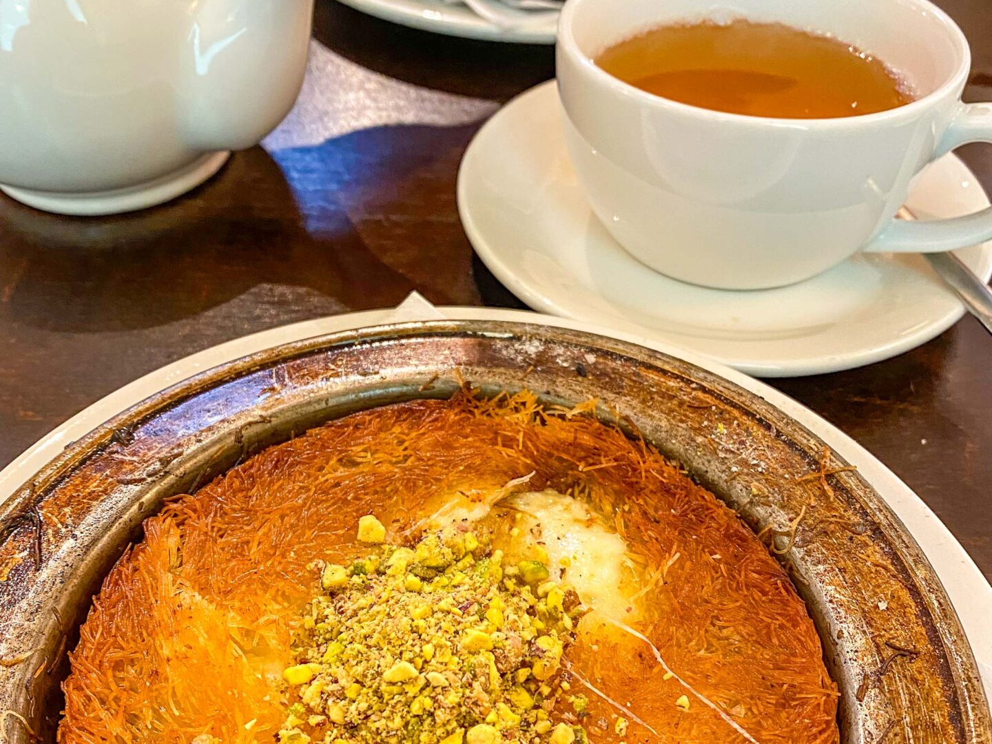 kunefe at Sultanahmet Grill on Wilmslow Road, best Wilmslow road restaurants - kunefe at Sultanahmet Grill on Wilmslow Road, best Wilmslow road restaurants
