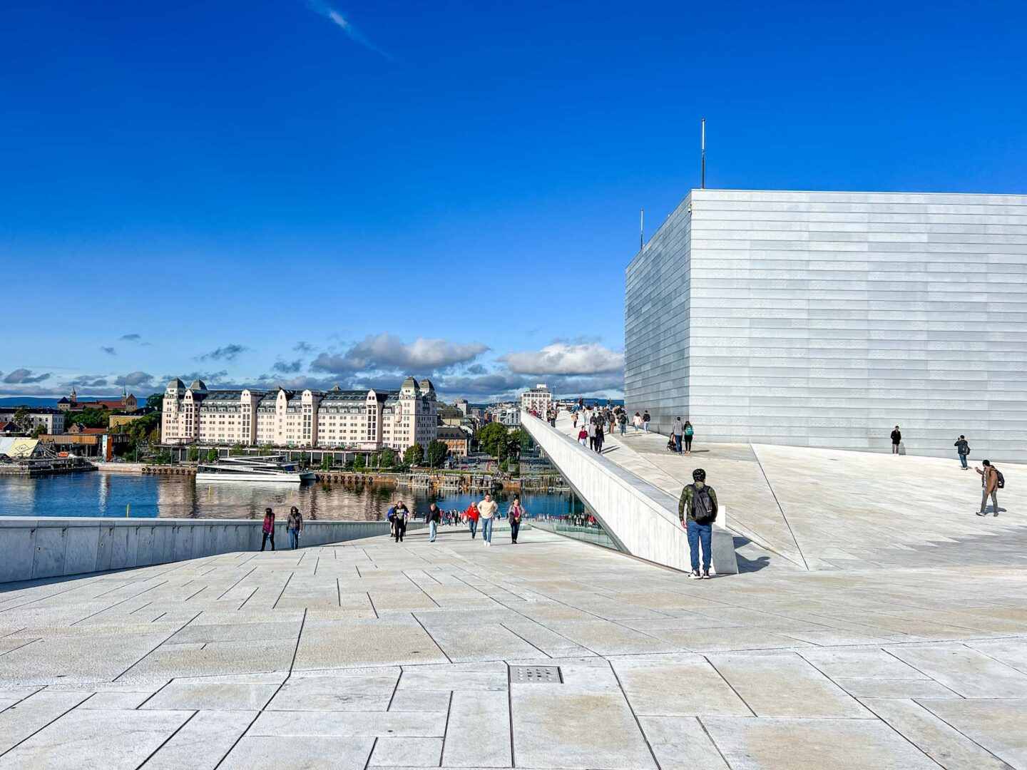 rooftop of Oslo opera house, 2 days in Oslo - rooftop of Oslo opera house, 2 days in Oslo