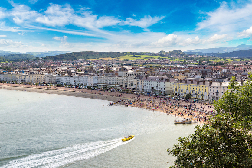 - Llandudno Beach view, best beaches in North Wales