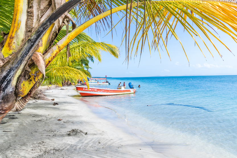 Panama Bocas del Toro Beach, where to go in the Caribbean in July, most popular Caribbean islands