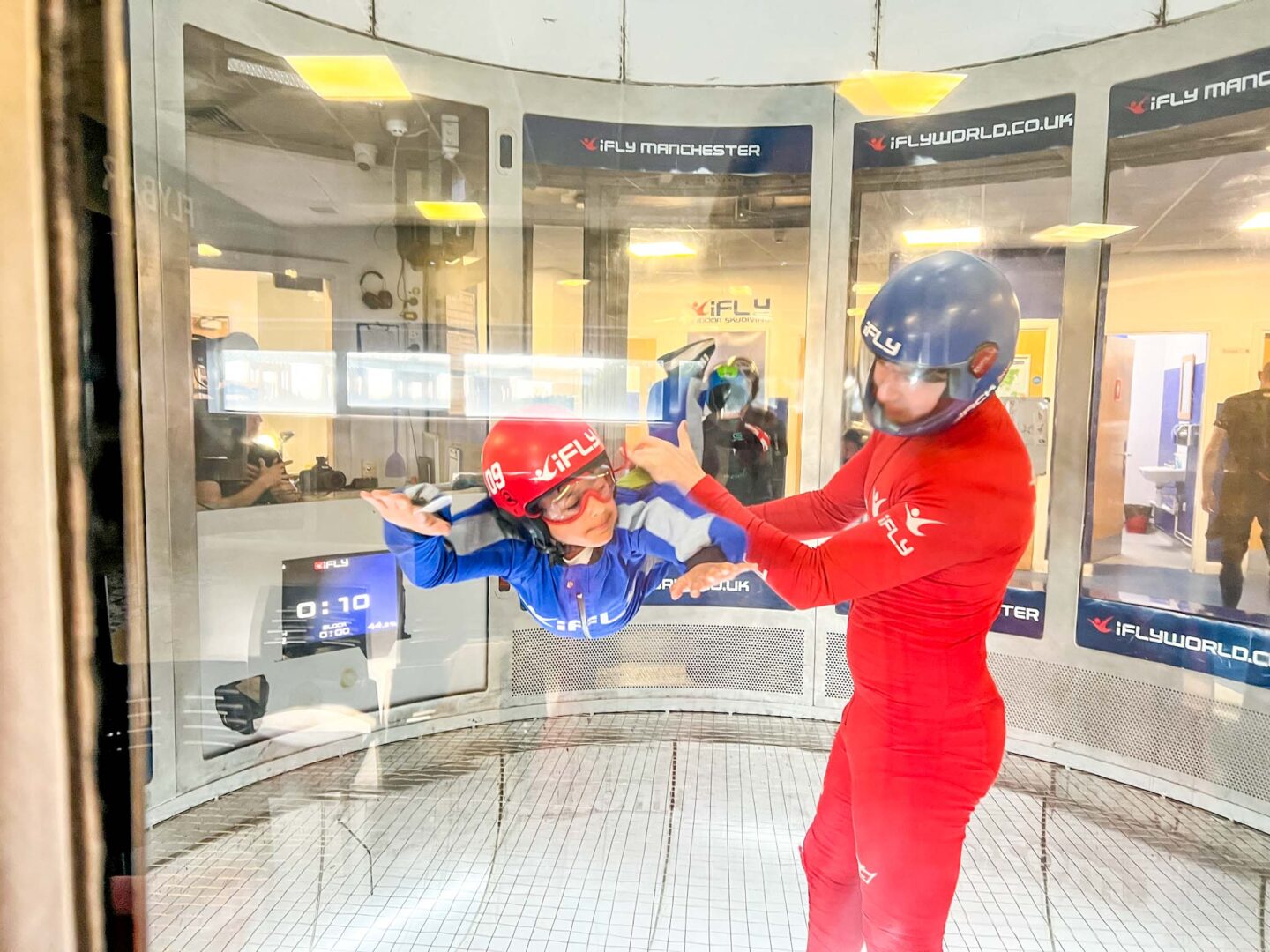 Things to do in manchester in the rain, child in ifly Manchester with instructor - Things to do in manchester in the rain, child in ifly Manchester with instructor