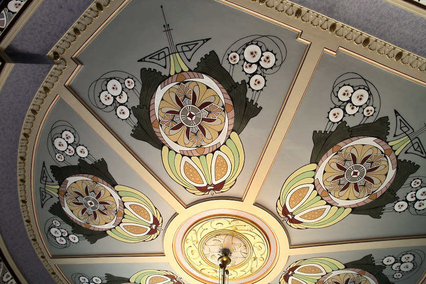 Things to do in Riga, Ceiling in national museum of art nouveau in Riga , Latvia - Things to do in Riga, Ceiling in national museum of art nouveau in Riga , Latvia