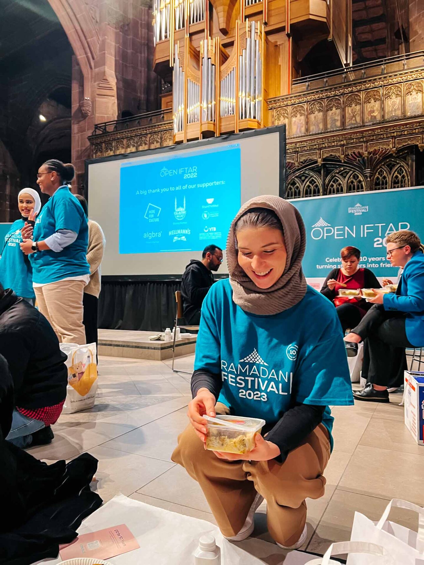 Ramadan tips, Ellie at Open Iftar - Ramadan tips, Ellie at Open Iftar