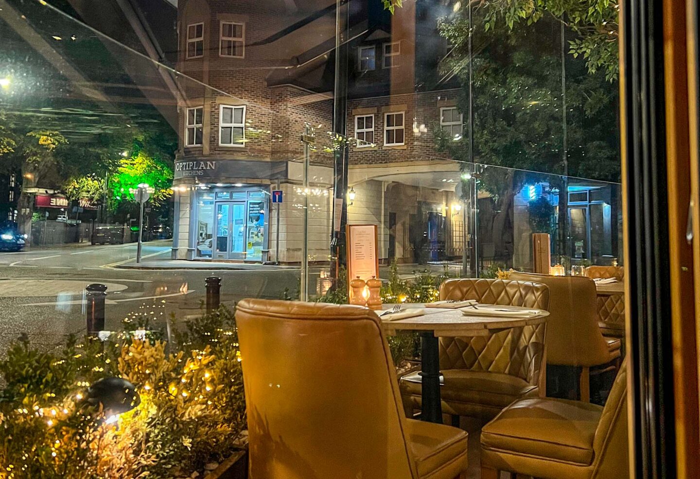 halal food Altrincham, view from Cibo restaurant in hale - halal food Altrincham, view from Cibo restaurant in hale