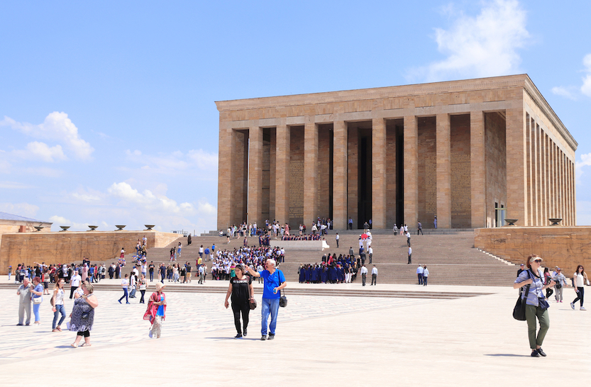 what to wear in Turkey, tourists outside mausoleum of Turkish leader Mustafa Kemal Ataturk in Ankara - what to wear in Turkey, tourists outside mausoleum of Turkish leader Mustafa Kemal Ataturk in Ankara