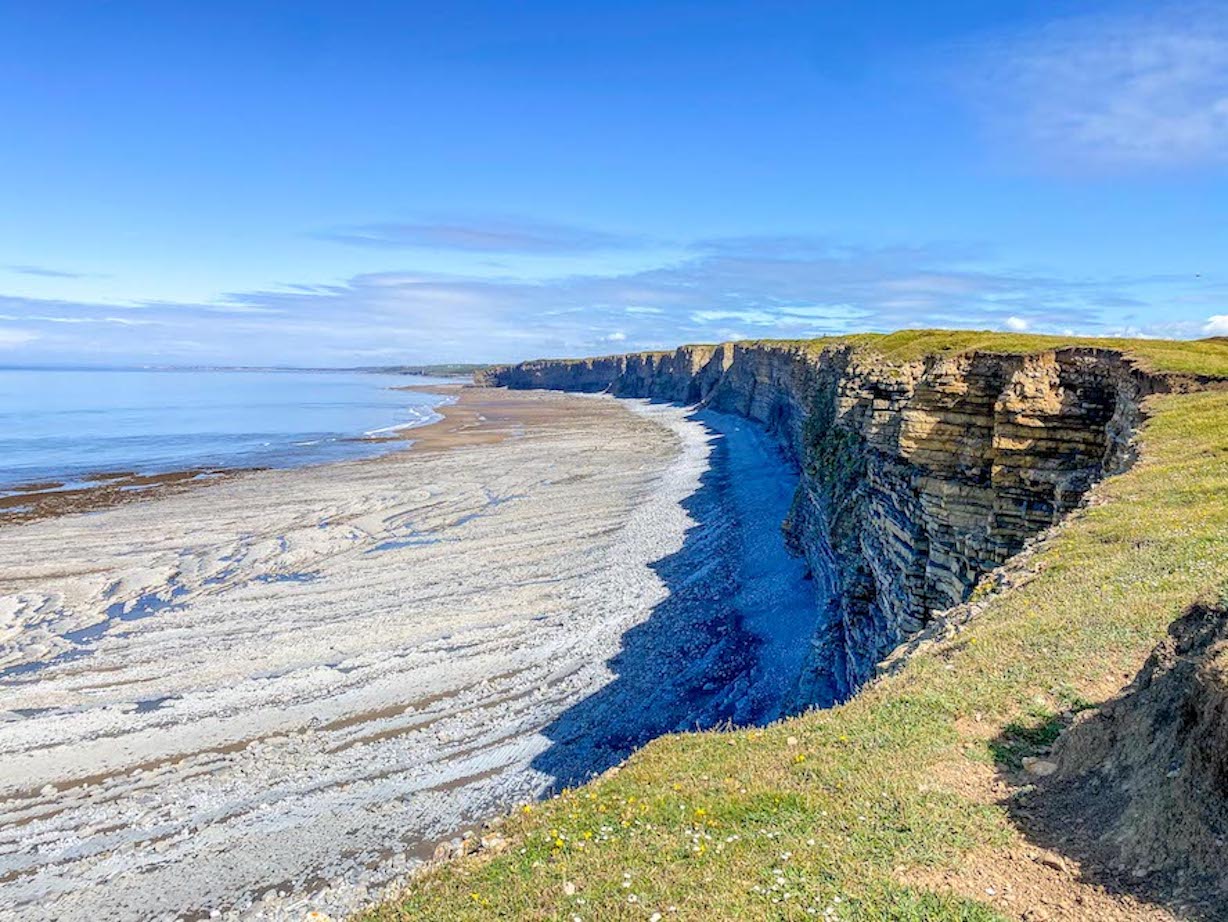 best beaches in South Wales, Nash Point cliffs and rocky beach - best beaches in South Wales, Nash Point cliffs and rocky beach