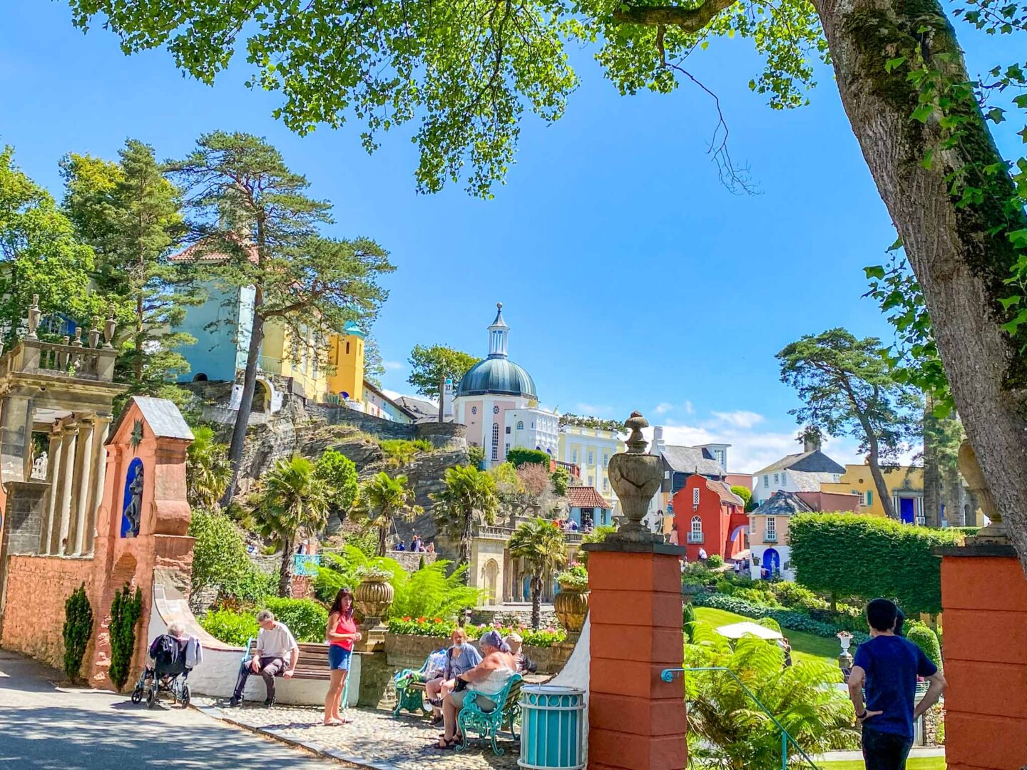 Visiting Portmeirion, the heart Portmeirion village - Visiting Portmeirion, the heart Portmeirion village