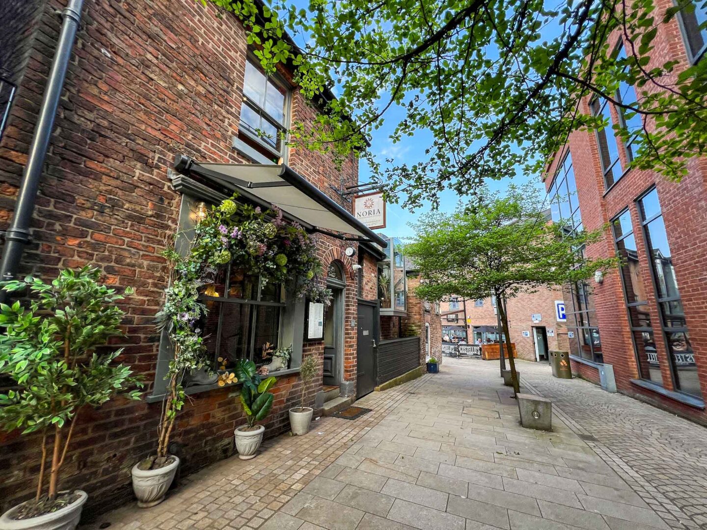 Noria restaurant in Altrincham from outside, halal food altrincham, - Noria restaurant in Altrincham from outside, halal food altrincham,