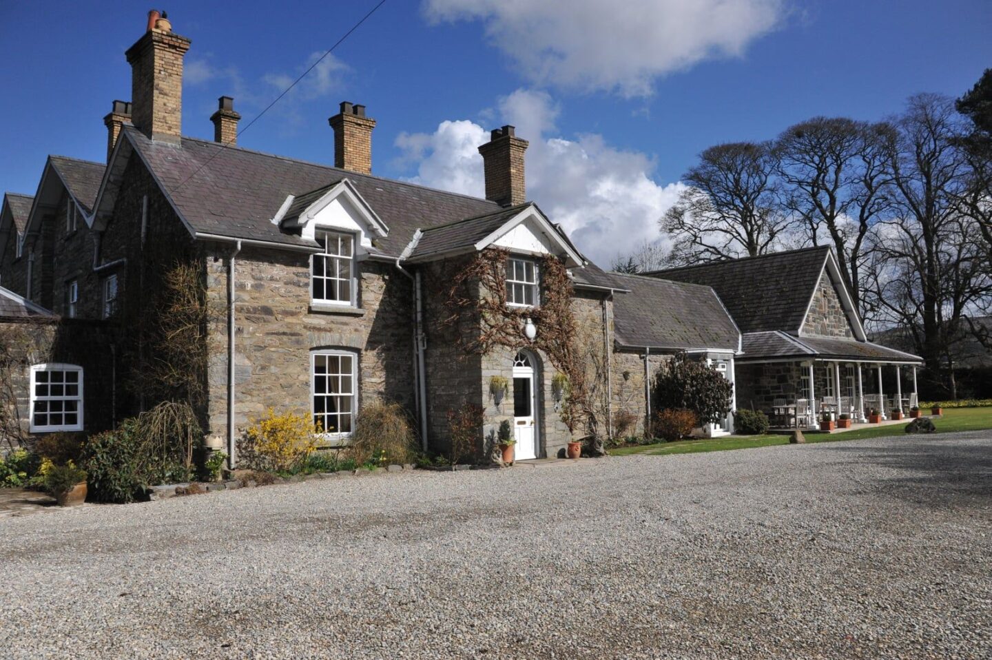 best restaurants in North Wales, Tyddyn Llan from the outside - best restaurants in North Wales, Tyddyn Llan from the outside