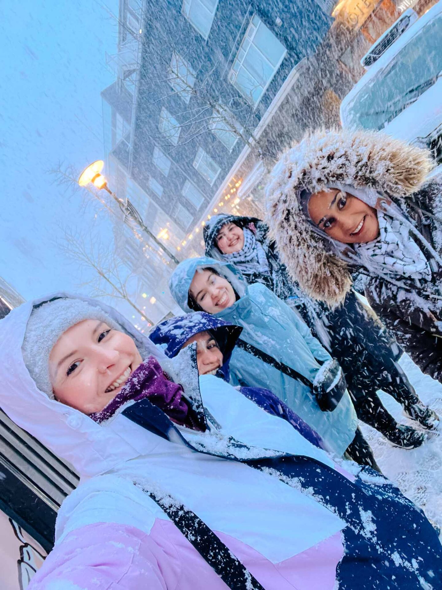 what to wear in Iceland in winter, women in snow in iceland - what to wear in Iceland in winter, women in snow in iceland