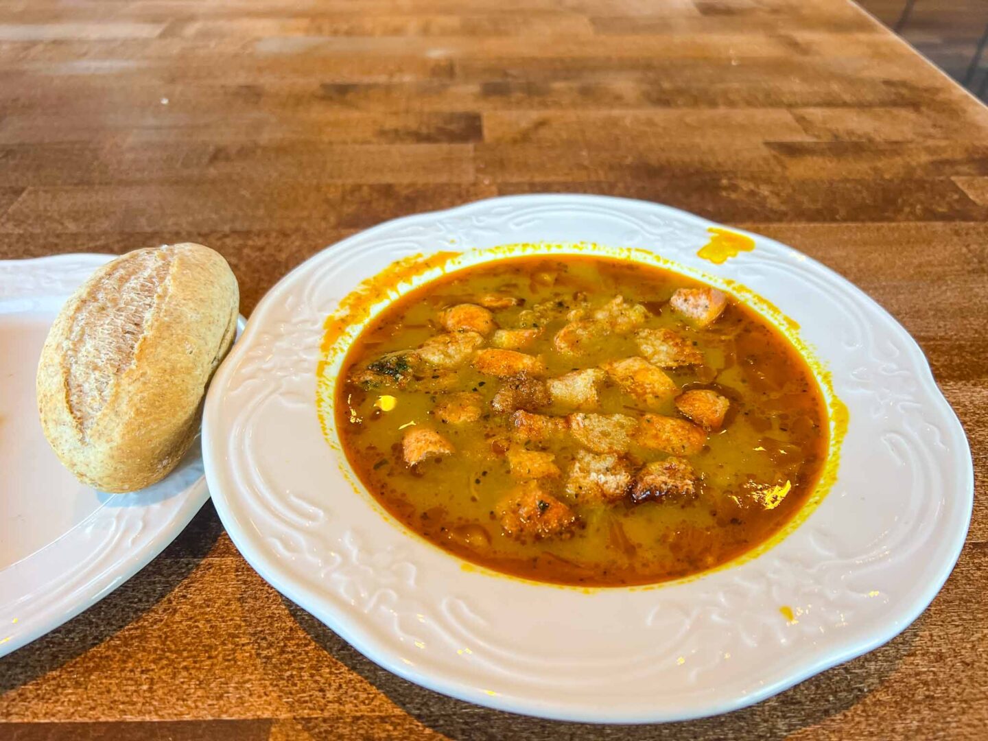 Halal Food Reykjavik, vegetarian soup from Iceland cafe - Halal Food Reykjavik, vegetarian soup from Iceland cafe