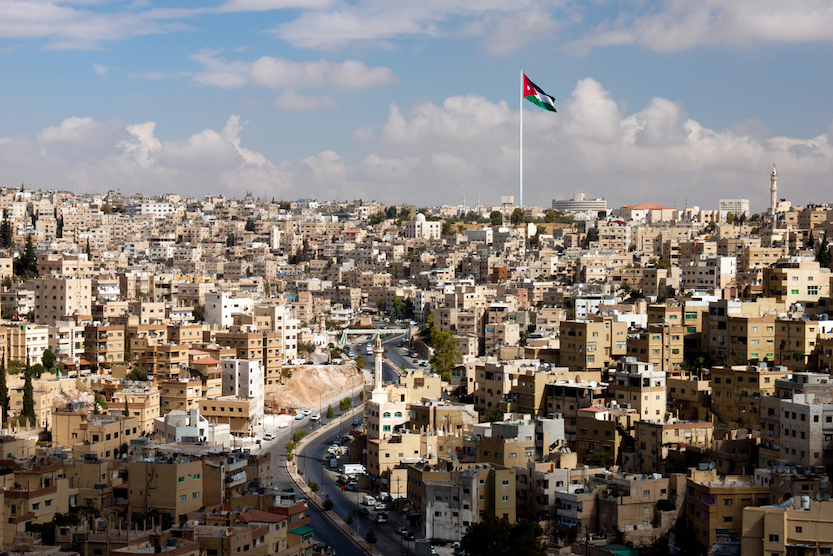 weekend breaks from Dubai, city view of Amman Jordan