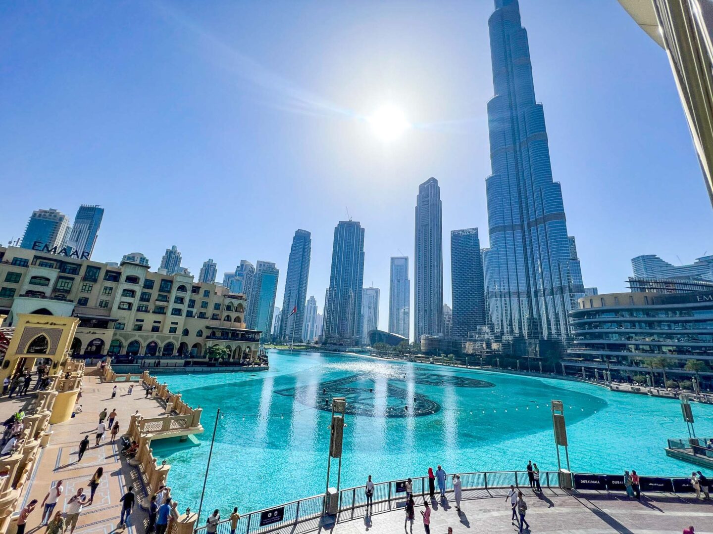 Dubai vs Abu Dhabi, Dubai Mall with the Burj Khalifa