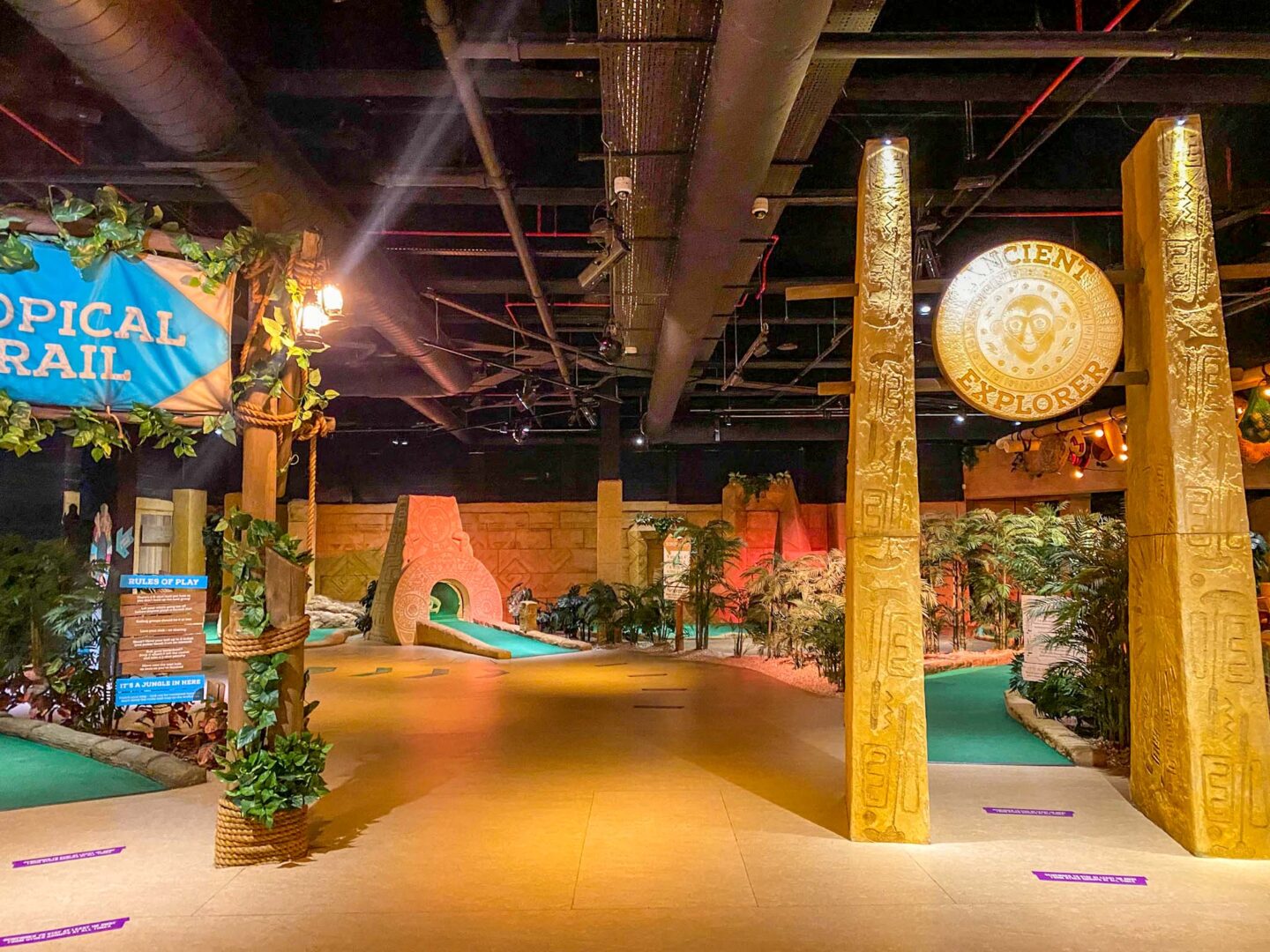 indoor activities in manchester, Inside Treetop Golf in Manchester City Centre - indoor activities in manchester, Inside Treetop Golf in Manchester City Centre