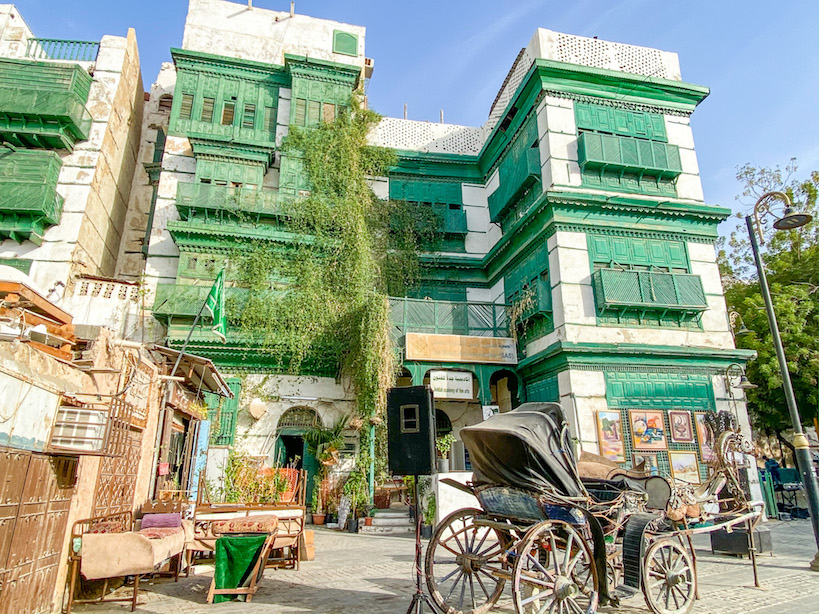 weekend breaks from Dubai, old building in Al Balat in Jeddah