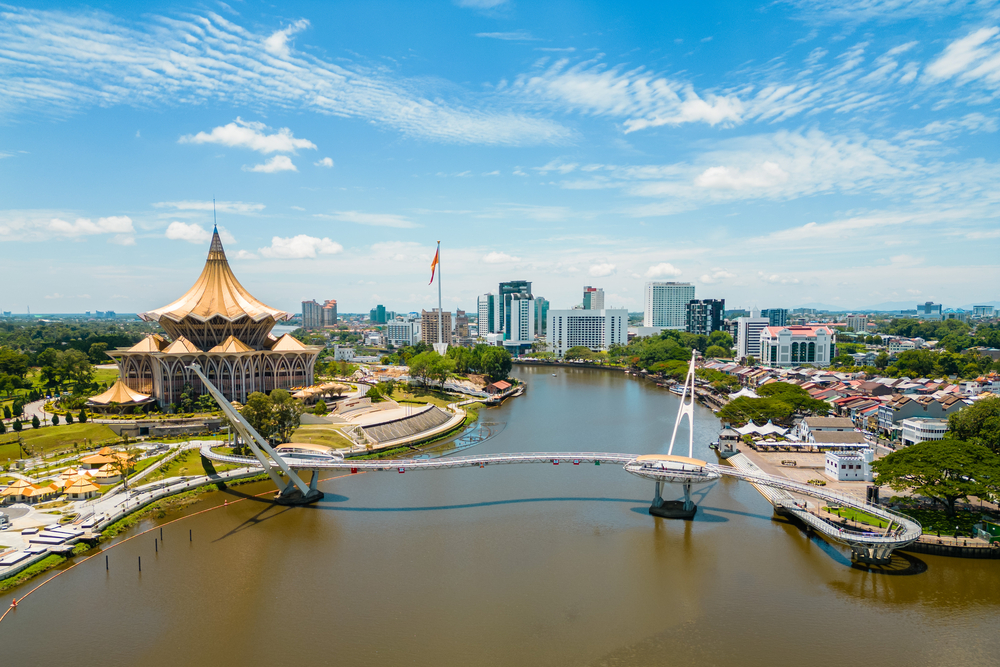 Best countries to visit in August, Kuching city and river - Best countries to visit in August, Kuching city and river
