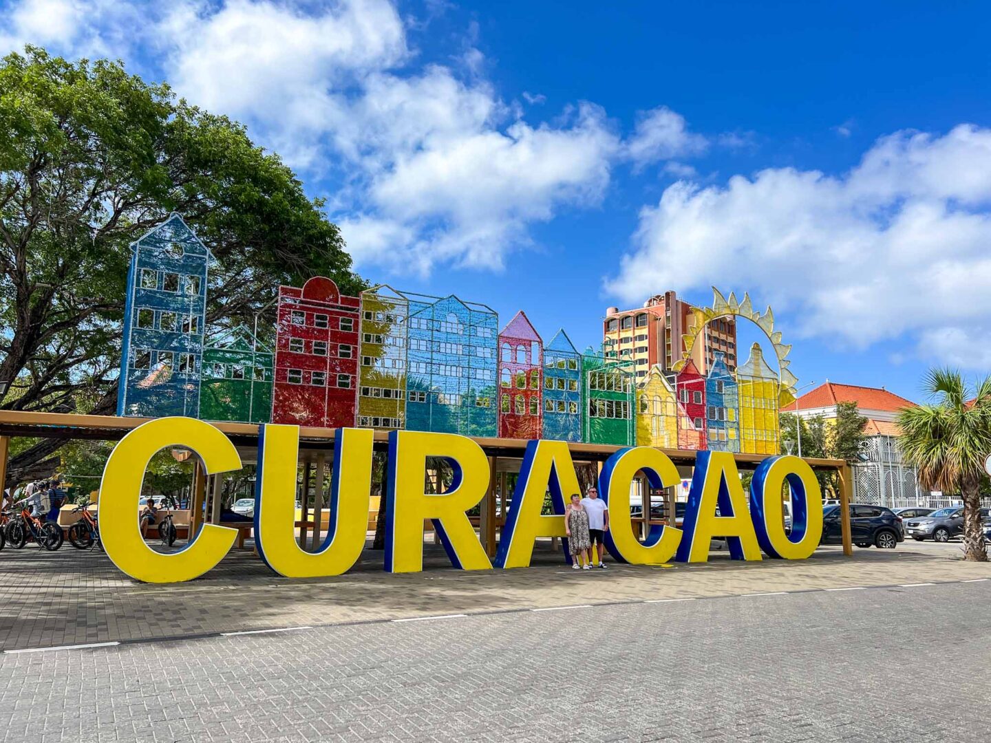 how to see islands on a Caribbean cruise, Curacao sign - how to see islands on a Caribbean cruise, Curacao sign