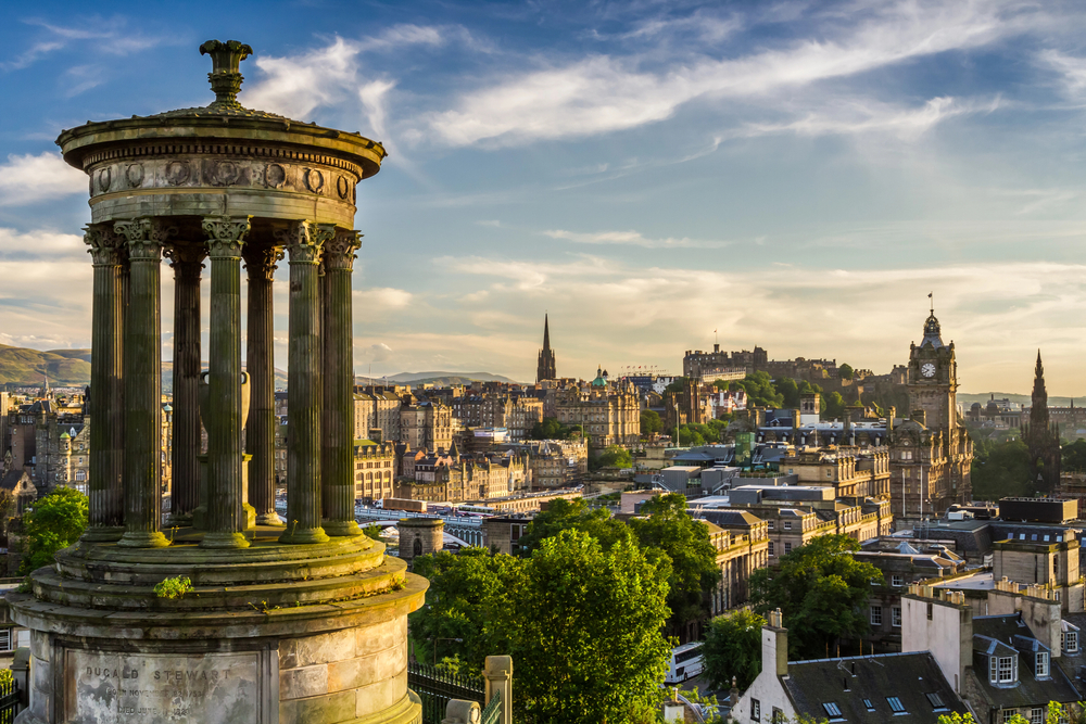 One day in Edinburgh, view of Edinburgh from Calton Hill - One day in Edinburgh, view of Edinburgh from Calton Hill