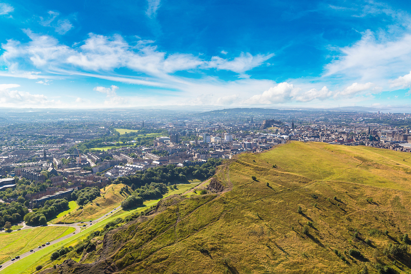 5 day Scotland itinerary, view from Arthurs seat Edinburgh - 5 day Scotland itinerary, view from Arthurs seat Edinburgh