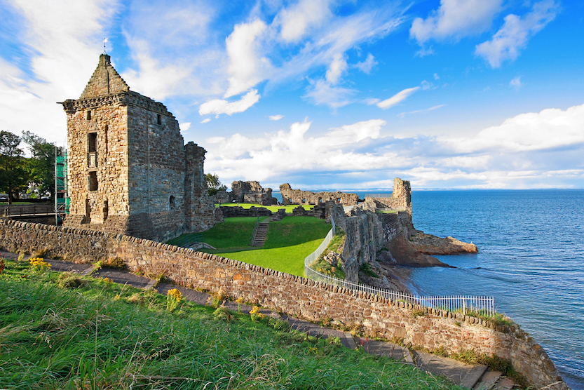 day trips from Edinburgh, St Andrews castle by water - day trips from Edinburgh, St Andrews castle by water