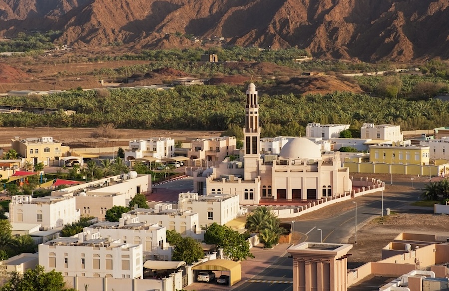 hatta day trip, view of Hatta within the mountains - hatta day trip, view of Hatta within the mountains