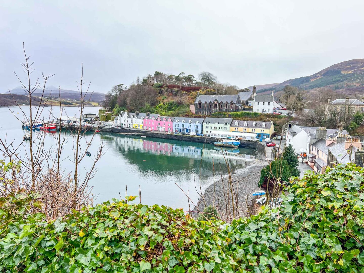 things to do in the Scottish Highlands, Isle of Skye harbour and colourful houses - things to do in the Scottish Highlands, Isle of Skye harbour and colourful houses